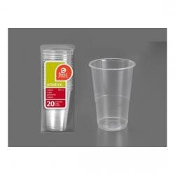 VASO PLÁSTICO IRROMPIBLE 300CC, BEST PRODUCTS, 20UDS.