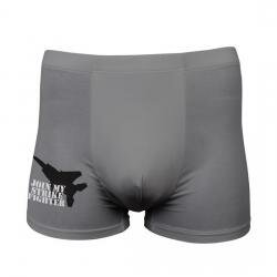 FUNNY BOXERS JOIN MY STRIKE FIGHTER GRIS - Imagen 1