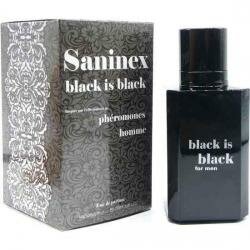 SANINEX PERFUME PHÉROMONES BLACK IS BLACK MEN - Imagen 1