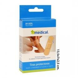 TIRAS PROTECTORAS TALLA UNICA, MEDICAL CENTER, 30UDS.