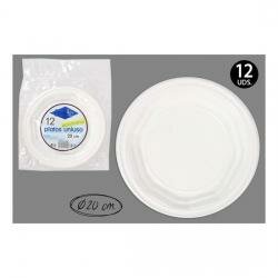 Plato Plástico 20cm., GAMA, 12uds. - Imagen 1