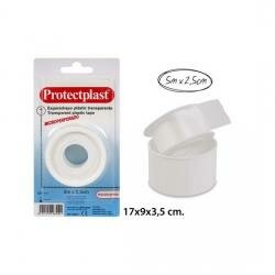 Esparadrapo Plastico, PROTECTPLAST, 5mx2,5cm.