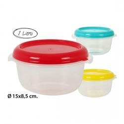 Fiambrera Redonda -226- Surtido Colores-, WAT, 1l. - Imagen 1