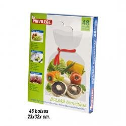 Bolsas Congelar 23x32, PRIVILEGE, 48uds. - Imagen 1