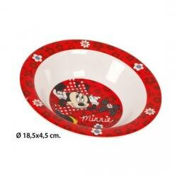 Plato Hondo Melamina, DISNEY, -MINNIE-, 18,5x4,5cm. - Imagen 1