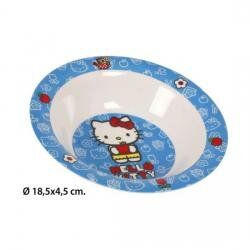 Plato Hondo Melamina, HELLO KITTY, -HELLO KITTY-, 18,5x4,5cm. - Imagen 1
