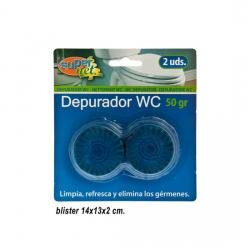 Depurador W.C. Azul 50gr, SUPERNET, 2uds. - Imagen 1
