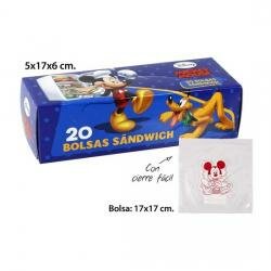 Bolsa Sandwich, DISNEY, -MICKEY-, 20uds. - Imagen 1