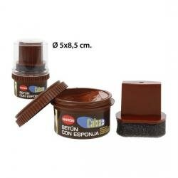 Crema Calzado Marron con Esponja, CALZA2 - Imagen 1