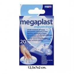 Tirita Aqua Transparente, MEGAPLAST, 20uds. - Imagen 1